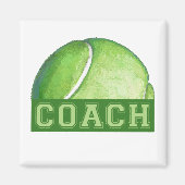 Tennis Coach Magneet (Voorkant)