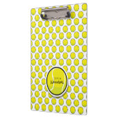 Tennis COACH NAAM Ballen Sport Team Varsity Fun Klembord (Links)