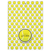 Tennis COACH NAAM Ballen Sport Team Varsity Fun Klembord (Achterkant)