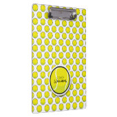 Tennis COACH NAAM Ballen Sport Team Varsity Fun Klembord (Rechts)