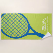 Tennis coach of racket-gepersonaliseerde naam