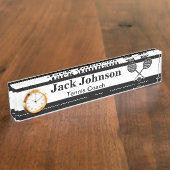 Tennis Coach personaliseren | DIY-naam Naambordje (Zijkant)