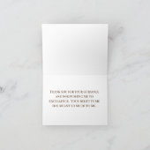 Tennis Coach personaliseren Hartelijk dank Bedankkaart (Binnen)