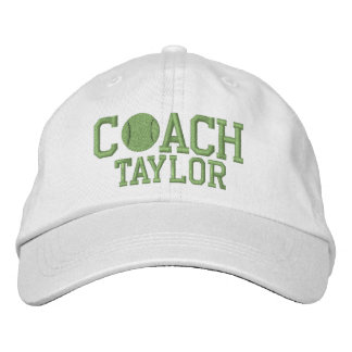 Tennis Coach Personalized Geborduurde Pet