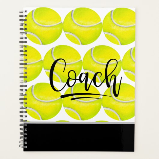 Tennis coach planner (Voorkant)