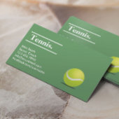 Tennis Coach Professional minimalistisch Visitekaartje