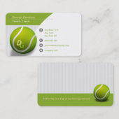 Tennis Coach | Professionele sport Visitekaartje (Voorkant / Achterkant)