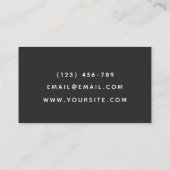 Tennis Coach Roos Gold Classy Elegant Instructor Visitekaartje (Achterkant)