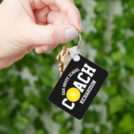 Tennis Coach Sleutelhanger (Hand)