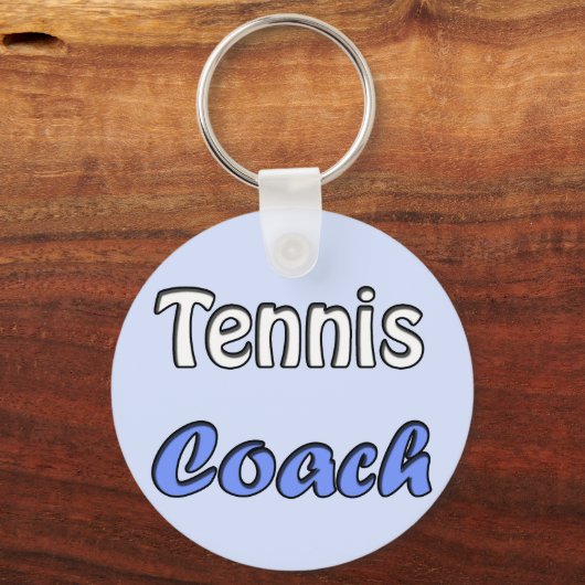 Tennis Coach Sleutelhanger (Voorkant)