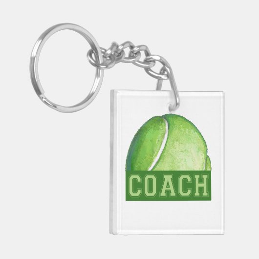 Tennis Coach Sleutelhanger (Voorkant Links)