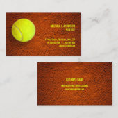 Tennis Coach Sports Visitekaartje (Voorkant / Achterkant)