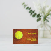 Tennis Coach Sports Visitekaartje (Staand voorkant)