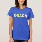 Tennis Coach T-Shirt, dames T-shirt (Voorkant)