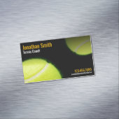 Tennis Coach Trainer Lessen Visitekaartje Magneet (Voorbeeld)
