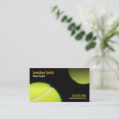 Tennis Coach Trainer Praktijklessen Afspraak Afsprakenkaartje (Staand voorkant)