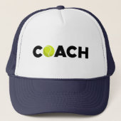 Tennis Coach Trucker Hat Pet (Voorkant)