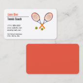 Tennis Coach Visitekaartje (Voorkant / Achterkant)
