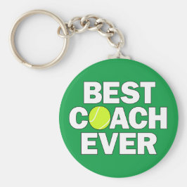 Tennis Coaches BESTE COACH OOIT Aangepaste teamkle Sleutelhanger