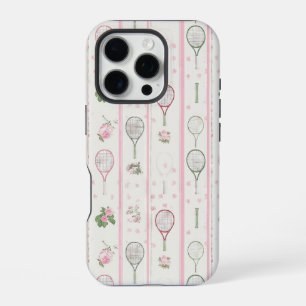 Tennis Collage Patroon iPhone 16 Pro Hoesje