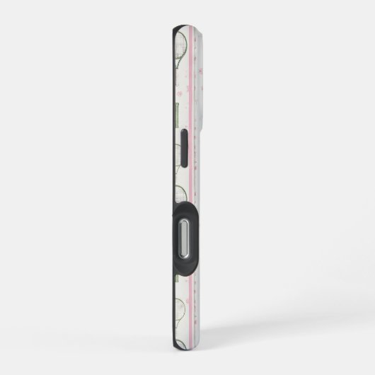 Tennis Collage Pattern iPhone Hoesje (Rechterkant)