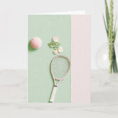 Tennis Collage Verjaardag Kaart (Voorkant)