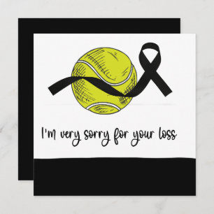 Tennis condoléances Sorry voor je verlies