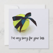 Tennis condoléances Sorry voor je verlies (Voorkant)