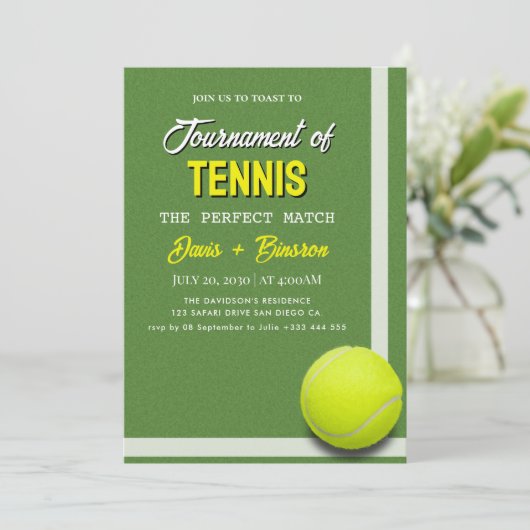 Tennis Country Club Kaart (Staand voorkant)