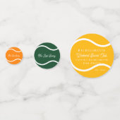 Tennis Country Club | vrijgezellen Confetti (Achterkanten)