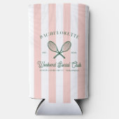 Tennis Country Club | vrijgezellen Seltzer Blikjeskoeler (Voorkant)