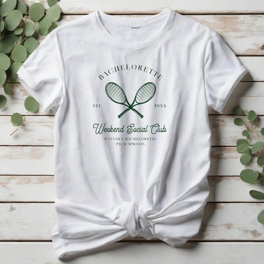 Tennis Country Club | vrijgezellen T-shirt