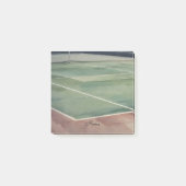 Tennis Court Art Paddle Ball Naam Post It Notes (Voorkant)