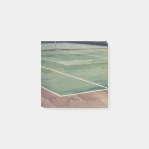 Tennis Court Art Paddle Ball Naam Post It Notes