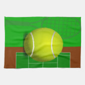Tennis Court en Racquets Theedoek (Horizontaal)