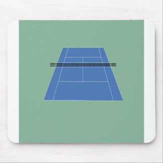 Tennis Court - Groen en Blauw Muismat
