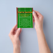 Tennis Court Je bent uitgenodigd voor aangepaste k Flyer (Hand)