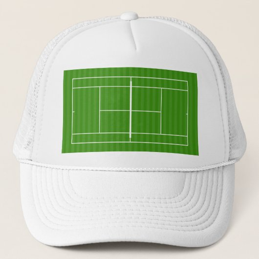 TENNIS COURT LINE MARKERING TRUCKER HAT TRUCKER PET (Voorkant)