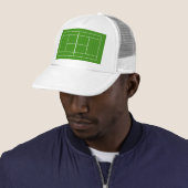 TENNIS COURT LINE MARKERING TRUCKER HAT TRUCKER PET (In situ)