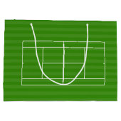 TENNIS COURT LINE MARKING Gift Bag Groot Cadeauzakje (Achterkant)