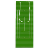 TENNIS COURT LINE MARKING Wine Gift Bag Wijn Cadeautas (Voorkant)