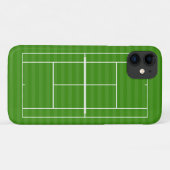 TENNIS COURT LINE MARKKING Hoesje-Mate iPhone CASE (Achterkant (horizontaal))