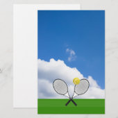 Tennis court & TENNIS RACKETS (Voorkant / Achterkant)
