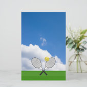 Tennis court & TENNIS RACKETS (Staand voorkant)