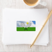 Tennis court & TENNIS RACKETS Etiket (Insitu)