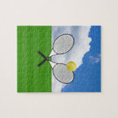 Tennis court & TENNIS RACKETS Legpuzzel (Horizontaal)
