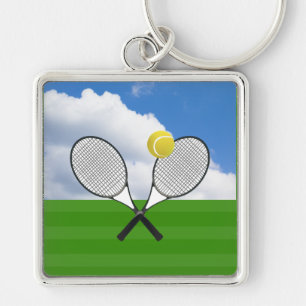 Tennis court & TENNIS RACKETS Sleutelhanger