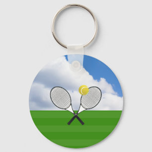 Tennis court & TENNIS RACKETS Sleutelhanger