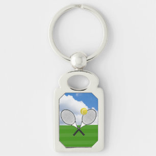 Tennis court & TENNIS RACKETS Sleutelhanger