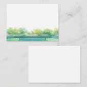 Tennis Court watercolor Notitiekaartje (Voorkant / Achterkant)